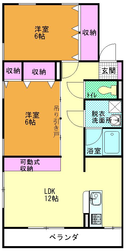 フォレストガーデンWの間取り