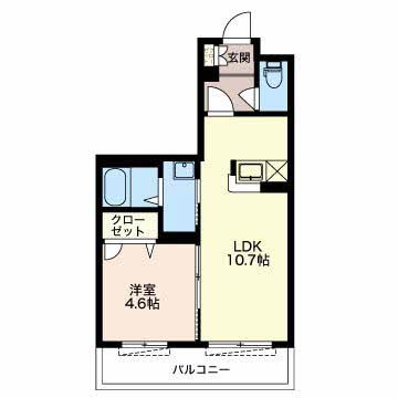 駿東郡長泉町上土狩のマンションの間取り