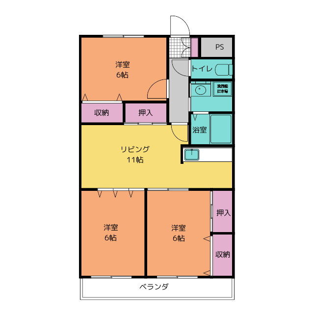 めぞんオアシスの間取り