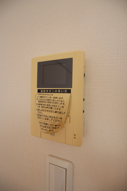 セキュリティ　★別室参考写真です。ＴＶモニタ付きインターホンです☆
