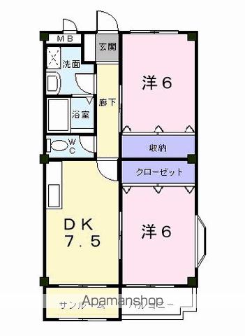 エクセラン 泉の間取り写真