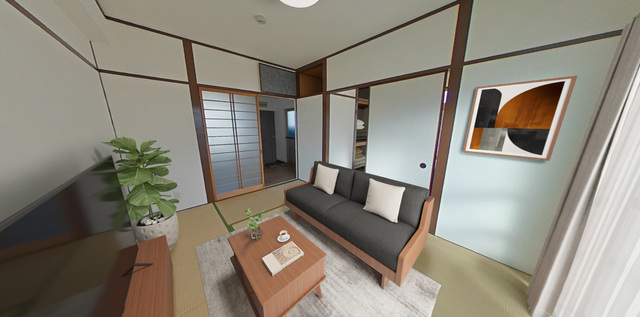 居室・リビング　家具はCGです