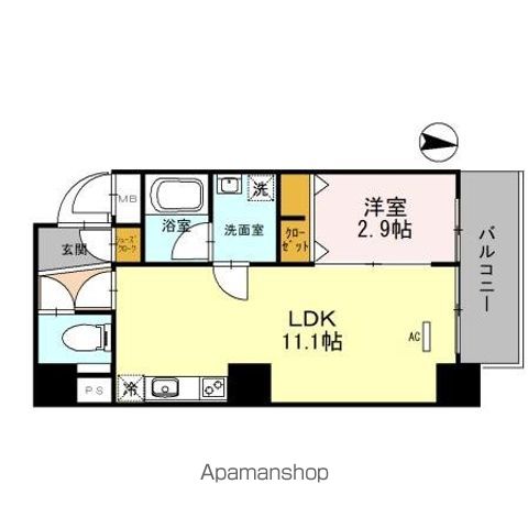 MCOURT新町の間取り写真