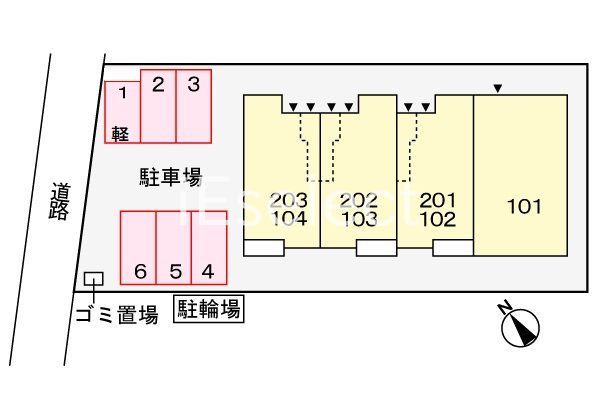 駐車場　配置図