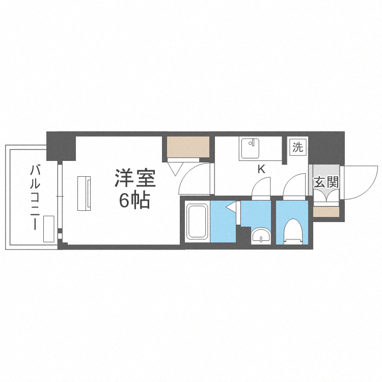 レオンコンフォート京橋EASTの間取り写真