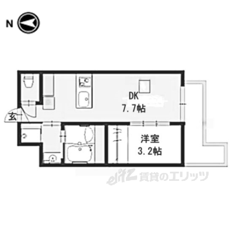 フクダ不動産新大宮マンションの間取り写真