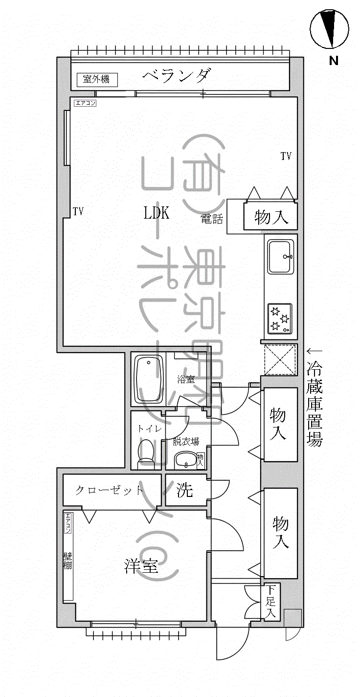 セイワ東陽マンションの間取り写真
