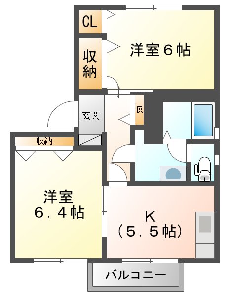 ラフォーレの間取り