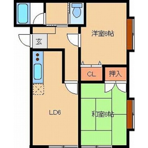 コンフォートテルペンの間取り