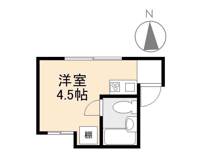 高松市番町のアパートの間取り