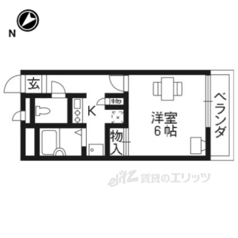 【レオパレスヒルサイドテラスの間取り】