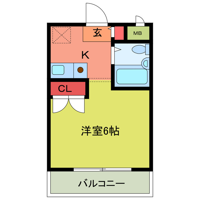 シティホームズ若葉の間取り