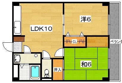 ハーモニーライフ春日の間取り