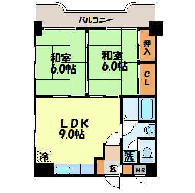 キャスティール五島町の間取り