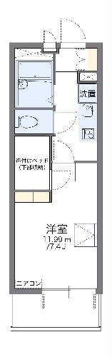 レオパレスカーサ桜井町の間取り