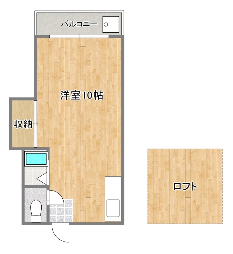 シティベールＩＤＡＩの間取り