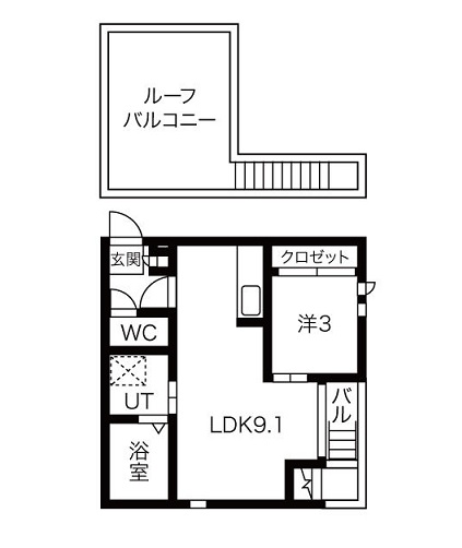 愛知県名古屋市南区平子２（アパート）の賃貸物件の間取り