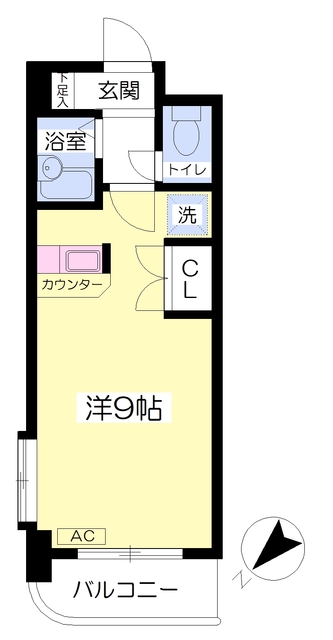 【グローリー門司駅前の間取り】