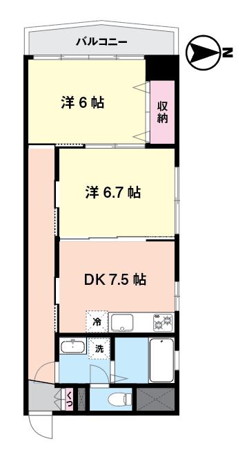 カーサ沼袋の間取り