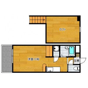 シャント国分105号_間取り_0