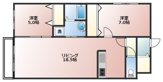 I-town こはくの間取り