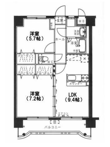 ユーミー新城の間取り