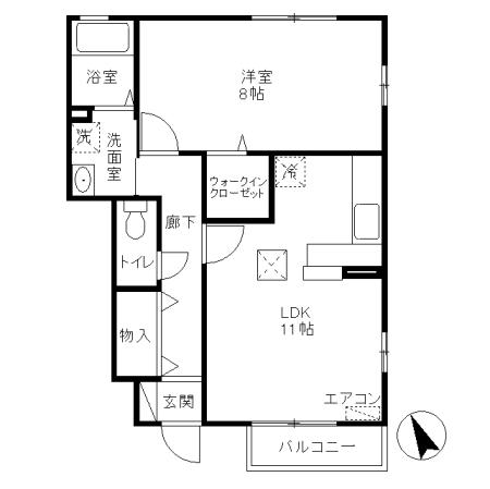 エスポワールの間取り