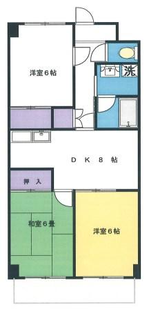 練馬区富士見台のマンションの間取り