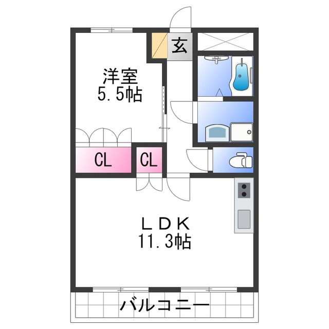 ノースタツノIの間取り