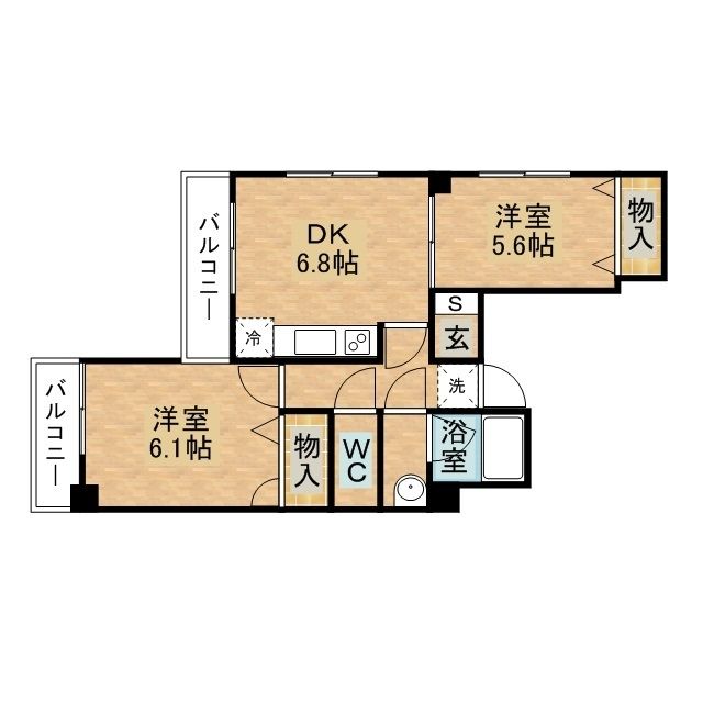 レジョンドール古川町の間取り