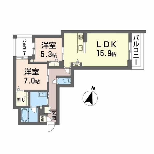 ファルコ鷹匠の間取り