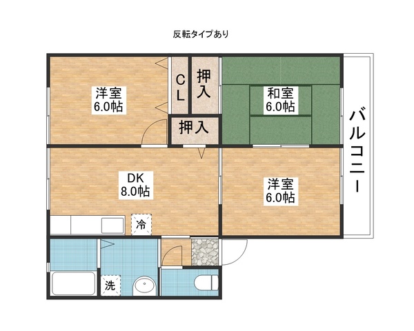 守山市吉身のアパートの間取り