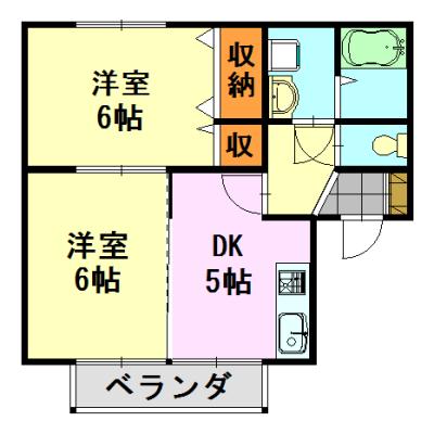 【セジュール葛城の間取り】