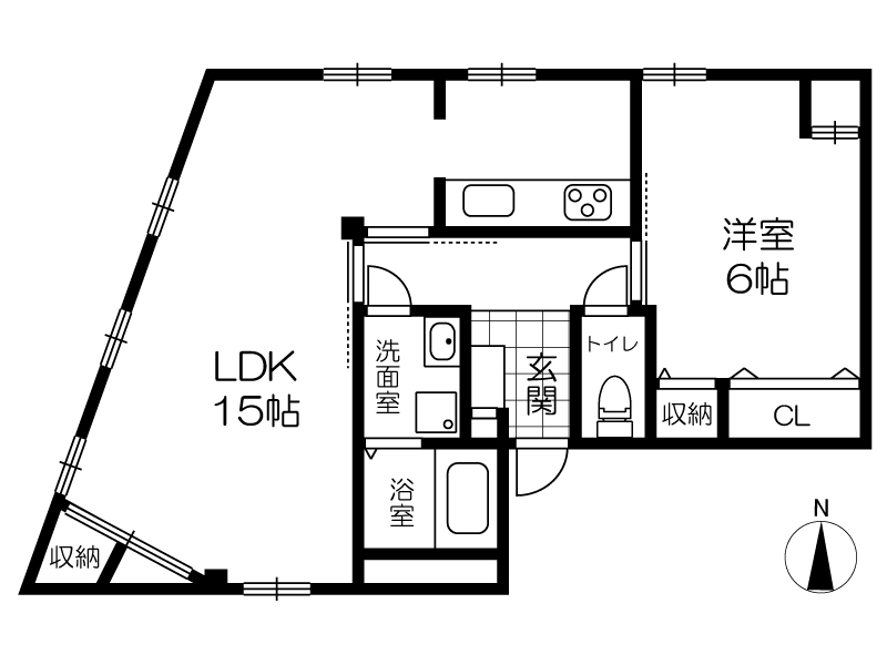 メゾンイダビルの間取り