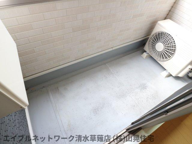 バルコニー　広々としたバルコニーです