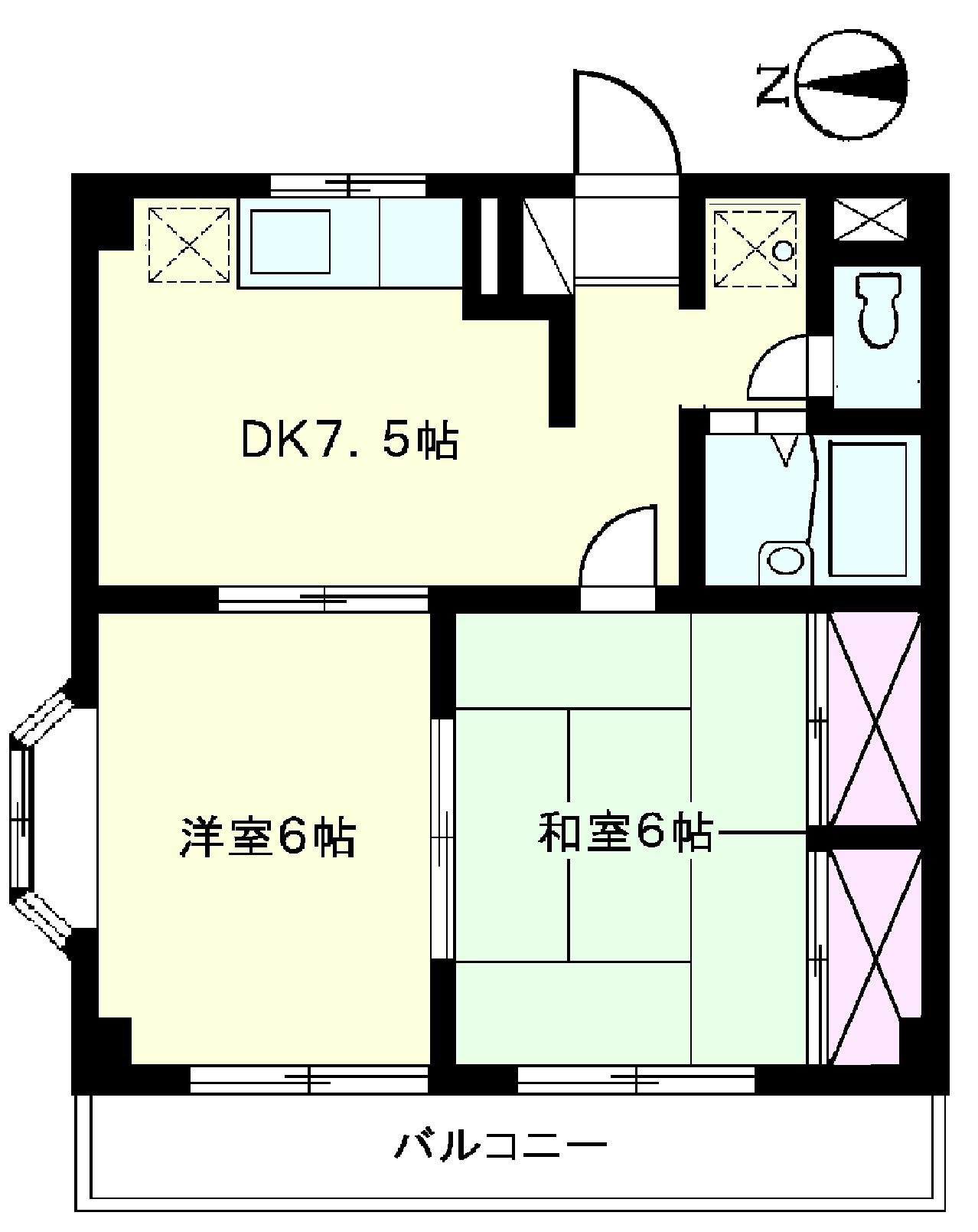 練馬区大泉町のマンションの間取り