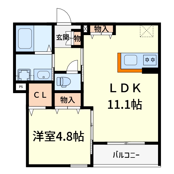 仮）庄2丁目アパートの間取り