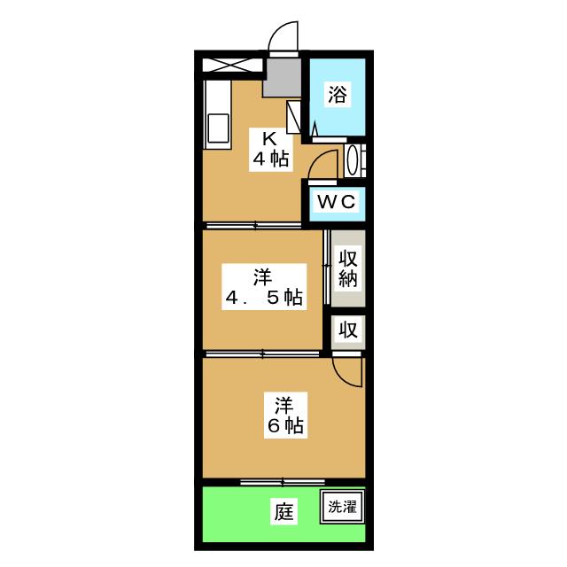 アビタシオン新柏の間取り