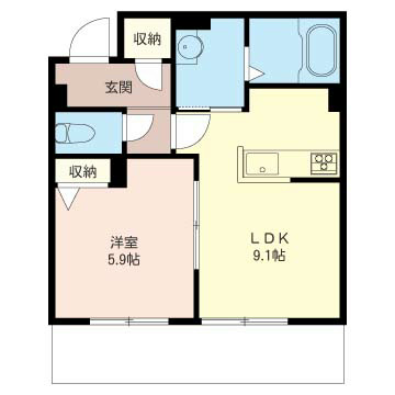 サンベレオ大倉山の間取り