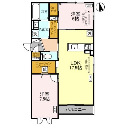 D-residence新庄　Iの間取り