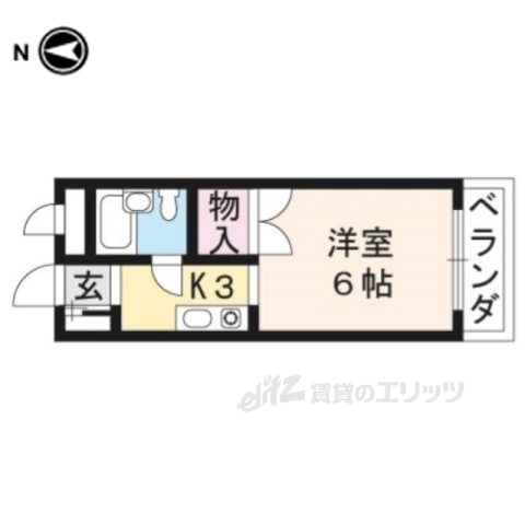 エスペランザ葛野大路１の間取り