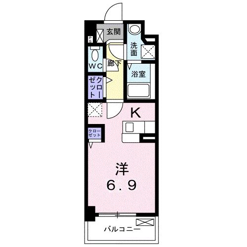 ハッピーメゾン　VIの間取り