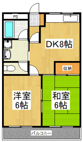 【メゾンドエルセの間取り】