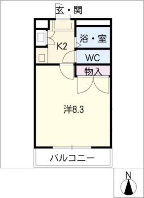 リヴハイツＡの間取り