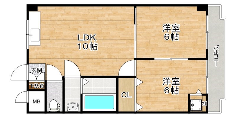 メゾンドソレイユの間取り