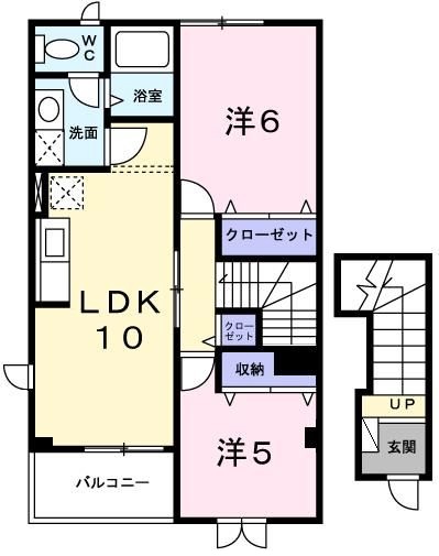 フラワーメゾン立石Iの間取り