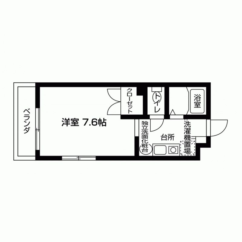 Augusta壱番館の間取り