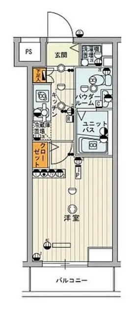 スカイコート中村橋第２の間取り