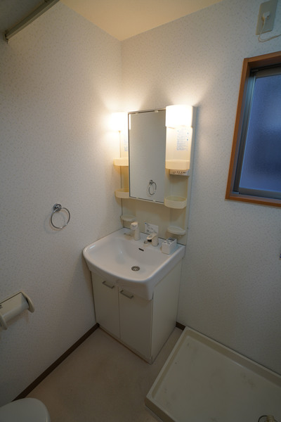 洗面設備　同じ建物の別なお部屋