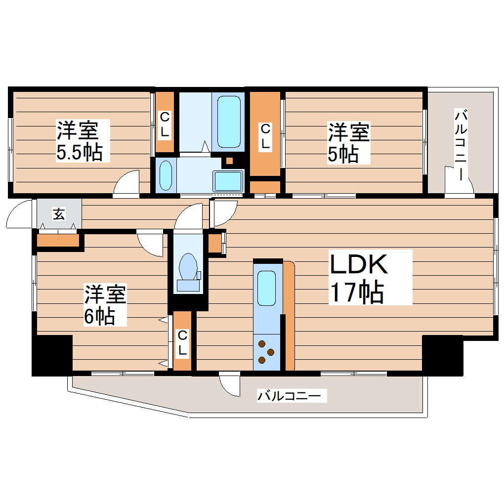 MFPRコート宮町の間取り